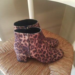 Cheetah Print Booties